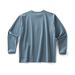 MZFB SOFT DRY LONG SLEEVE TEE UNISEX Blue Gray