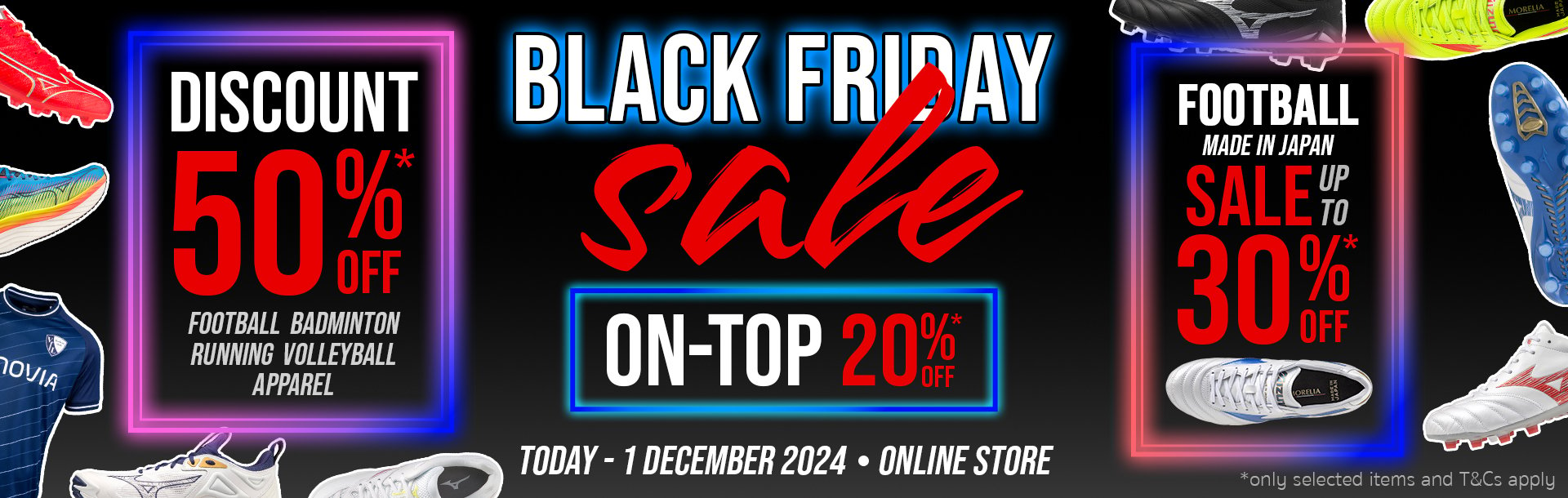 MIZUNO BLACK FRIDAY SALE 2024